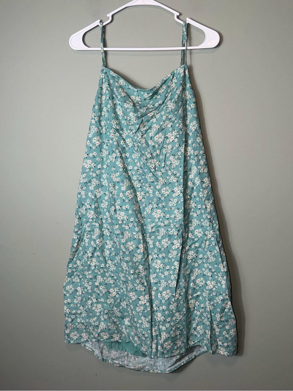 American Eagleβ Outfitters Linen-Blend Floral Tie-Back Mini Dress Size XXL